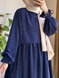 Aab-E-Neel Umbrella Cut Abaya