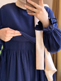 Aab-E-Neel Umbrella Cut Abaya