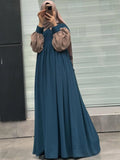 Aurelia Collar Abaya With Stoller
