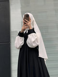 Aurelia Collar Abaya With Stoller