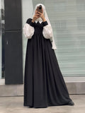 Aurelia Collar Abaya With Stoller