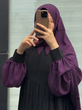 Aurelia Collar Abaya With Stoller