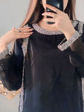 Black Ziya Pure Silk 3 Piece Suit