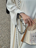 Cream Zoya Abaya