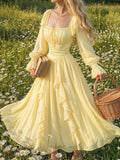 Elara Ruffle Maxi