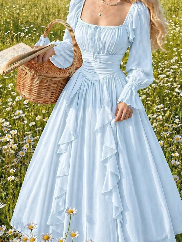 Elara Ruffle Maxi