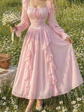 Elara Ruffle Maxi