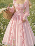 Elara Ruffle Maxi