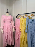 Elara Ruffle Maxi