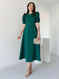 Elena Balloon Maxi Dress