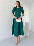 Elena Balloon Maxi Dress