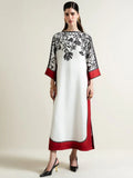 Laal Ishq Shamoze Silk Kaftan
