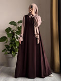 Noir Grace Abaya with Stoller