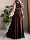 Noir Grace Abaya with Stoller