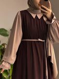 Noir Grace Abaya with Stoller