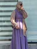 Noir Grace Abaya with Stoller