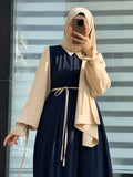 Noir Grace Abaya with Stoller