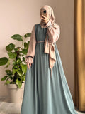 Noir Grace Abaya with Stoller