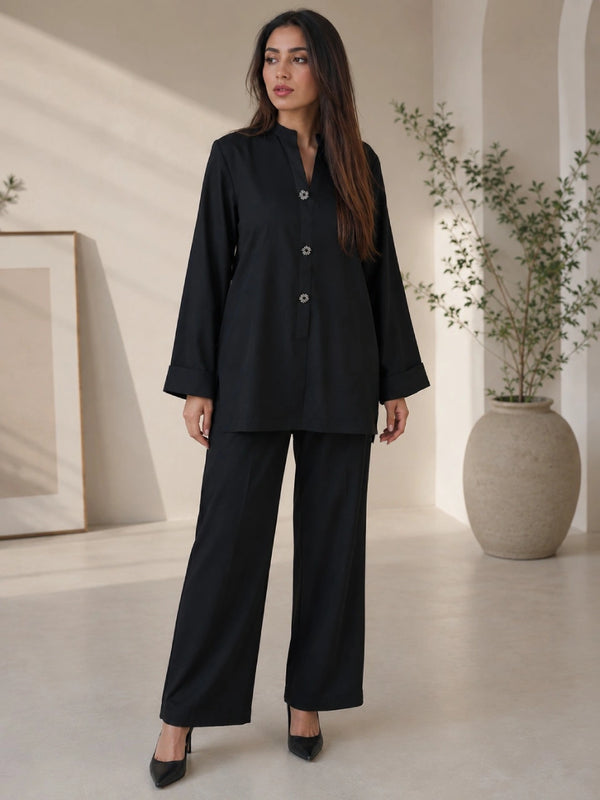 Obsidian Black Co-Ord Set