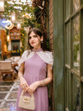Pink Grace Cape Frock