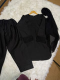 Siyah Naz Farshi Shalwar Kameez Set