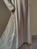 White Ziya Pure Silk 3 Piece Suit