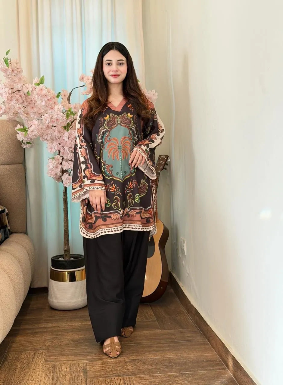 Aks-E-Hoor Farshi Shalwar Set