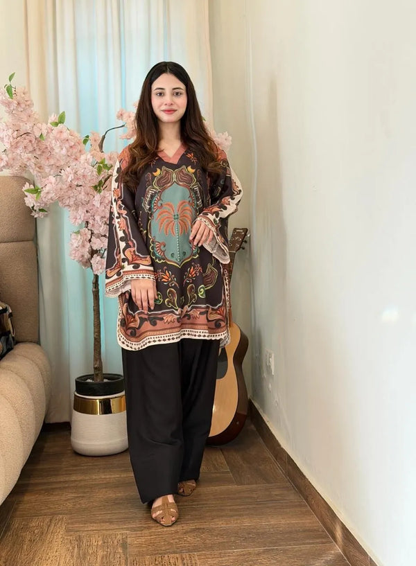Aks-E-Hoor Farshi Shalwar Set